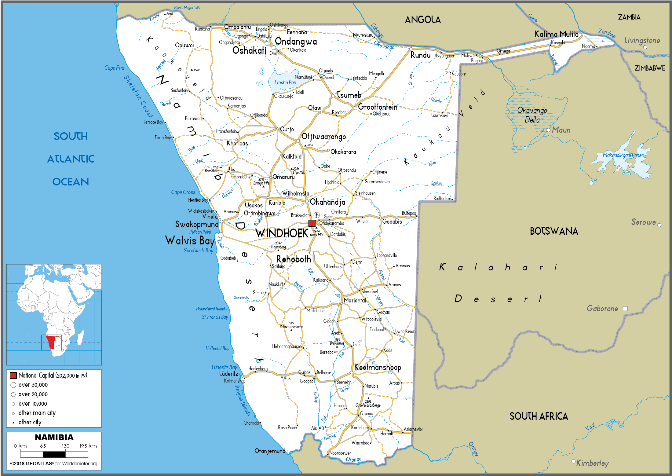 10162504 3 Namibia Map 