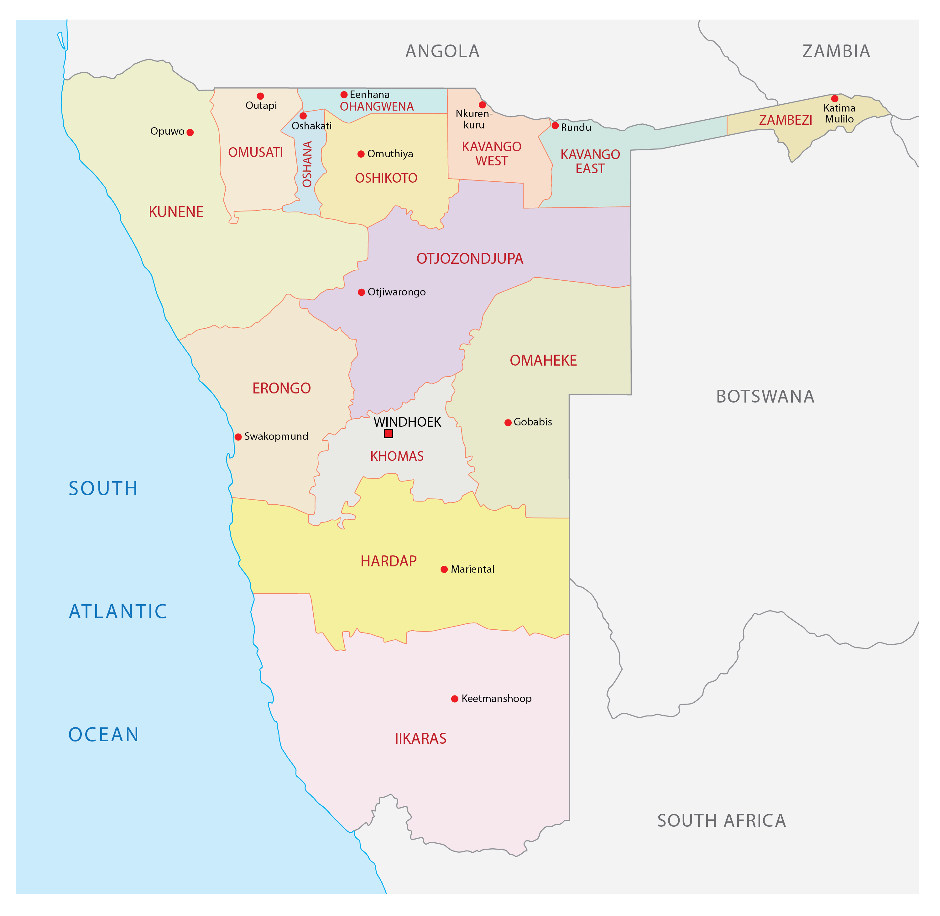 10163145 5 namibia map
