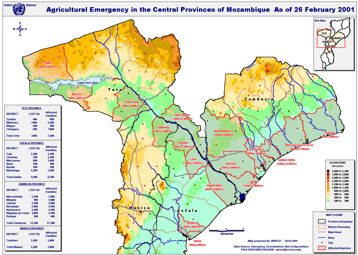 Cập nhật 2023: Bản đồ hành chính đất nước Mozambique (Mozambique Map) phóng to năm 2023, , Bản đồ