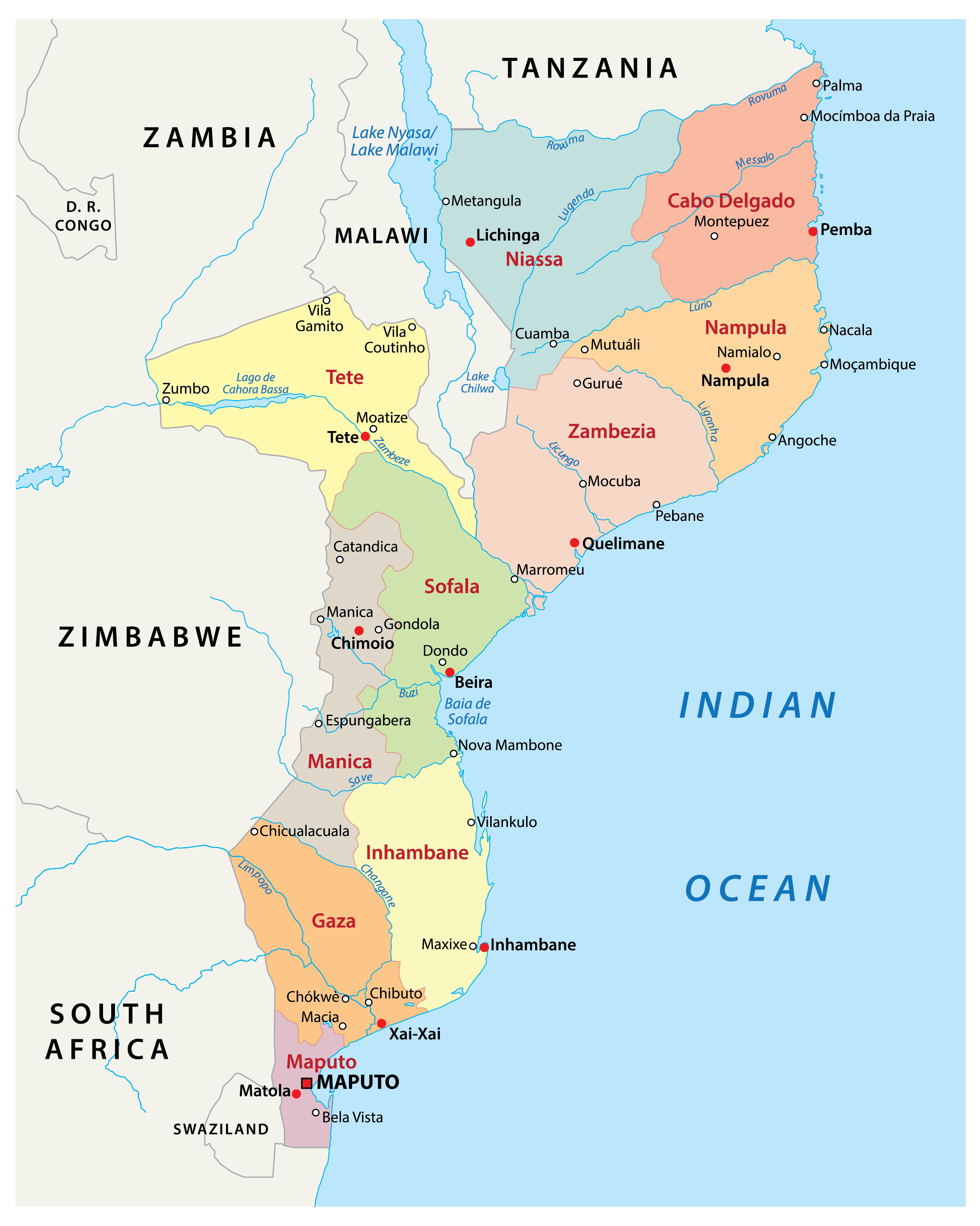 10163650 4 mozambique map