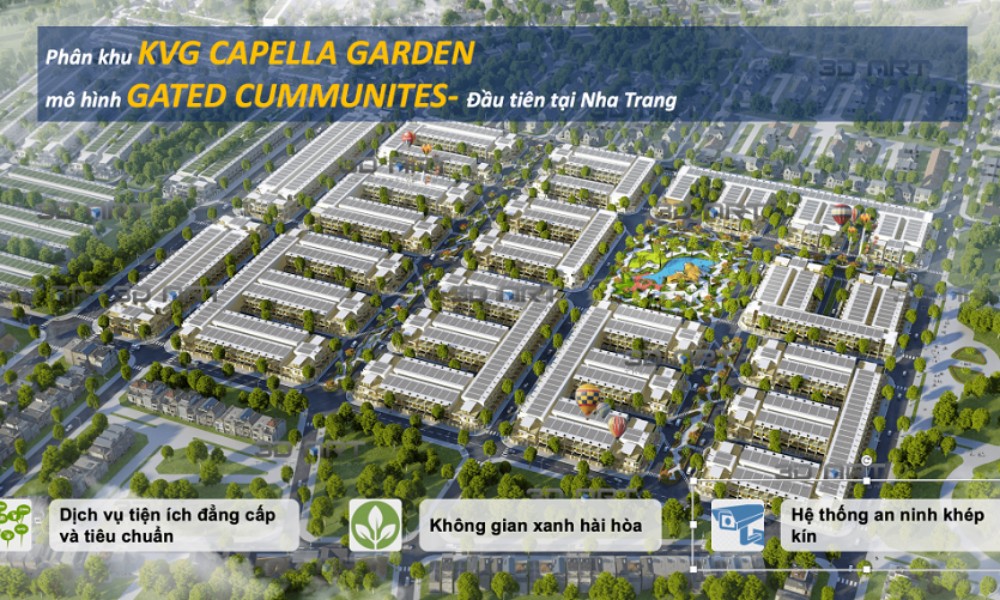 Phối cảnh dự án KVG The Capella Garden 