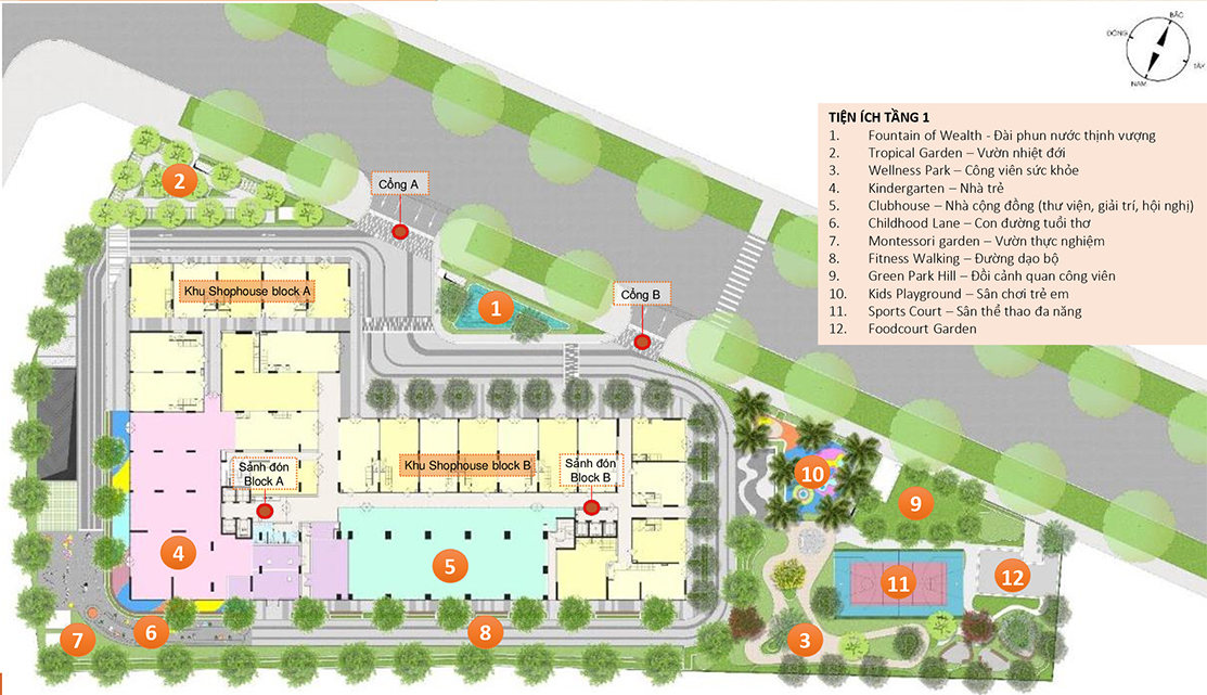 Tiện ích nội khu căn hộ Ricca Quận 9