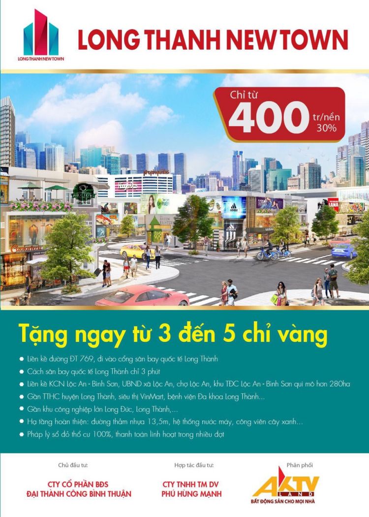 Tổng quan dự án đất nền Long Thành New Town