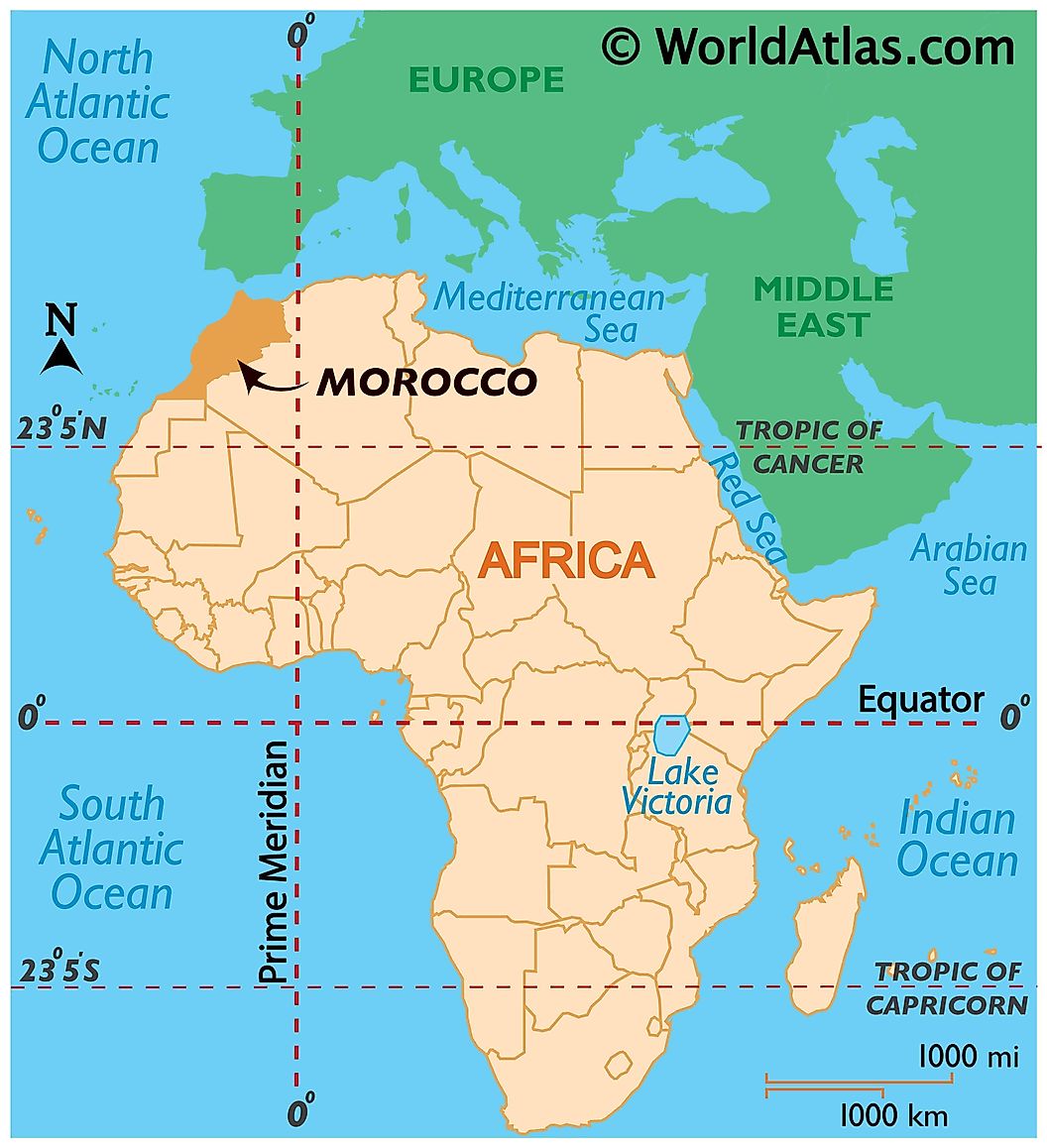 11120119 2 Morocco Map 