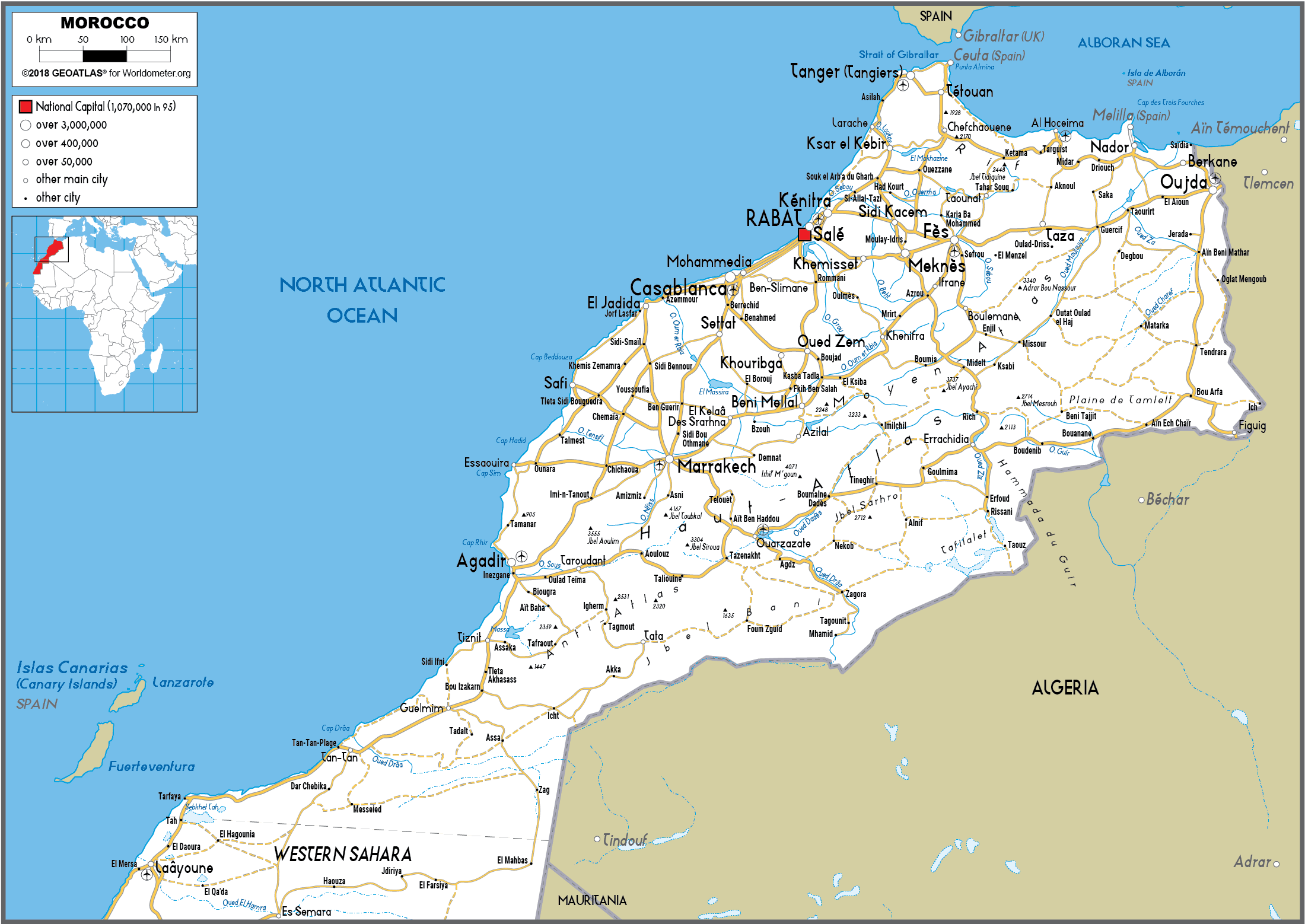 11120235 3 Morocco Map 