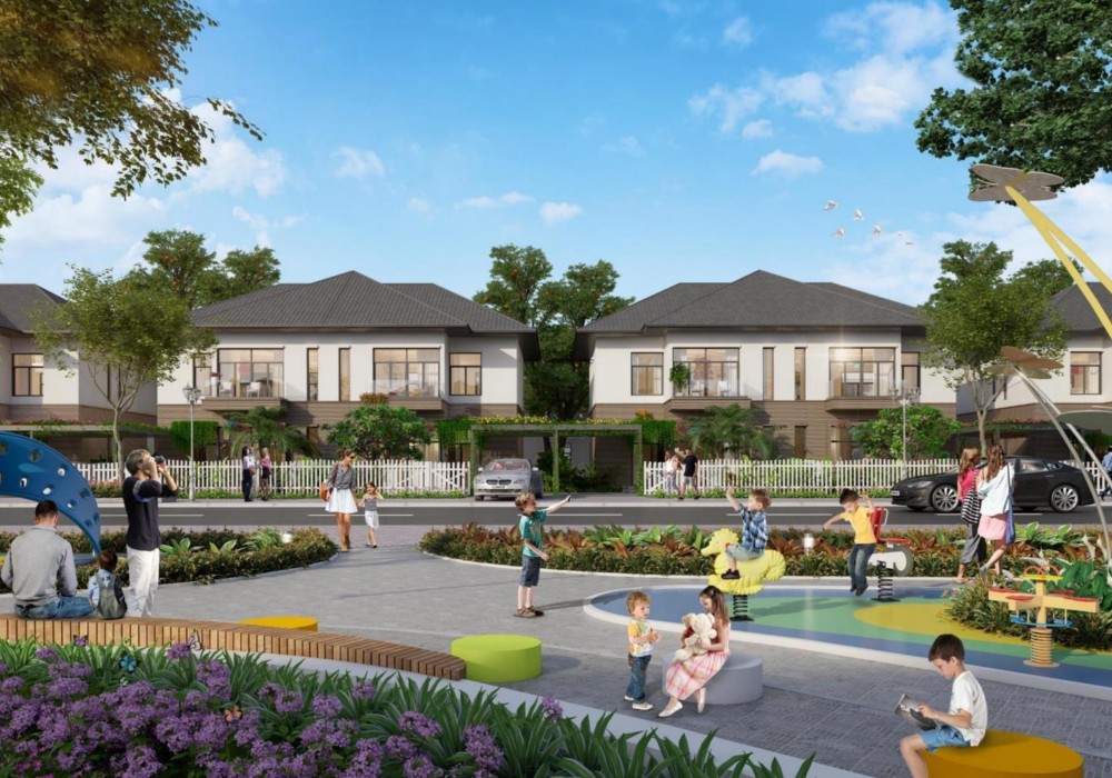 Khu công viên trung tâm dự án