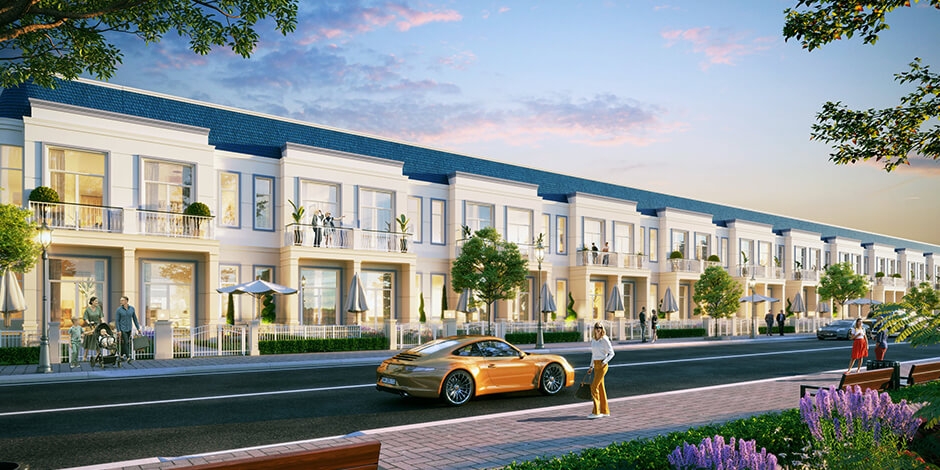 Mẫu thiết kế nhà phố liên kề 