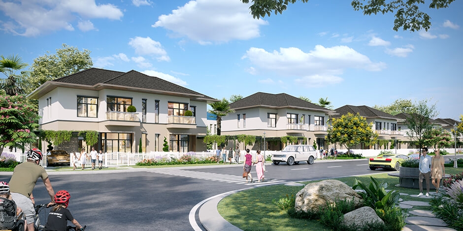 Mẫu thiết kế biệt thự vườn tại dự án