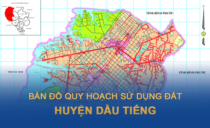 Thông tin quy hoạch đất của huyện Dầu Tiếng, tỉnh Bình Dương