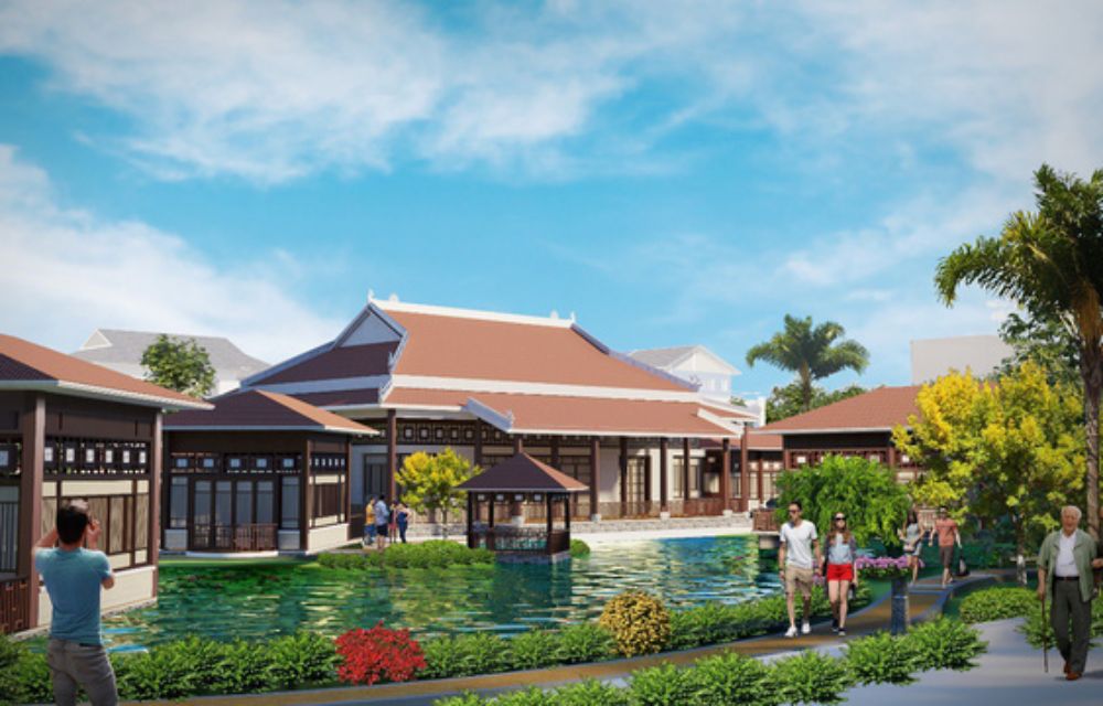 Phố đi bộ dự án Eco Garden Huế