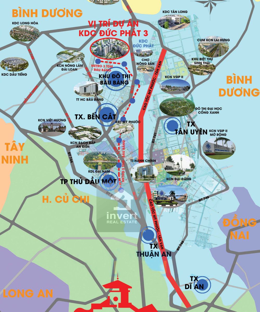 Vị trị dự án Đức Phát 3