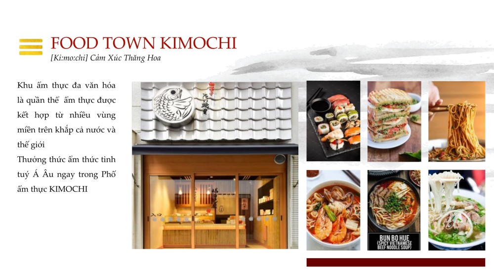 FOOD TOWN KIMOCHI [Ki:mo:chi] Cảm Xúc Thăng Hoa