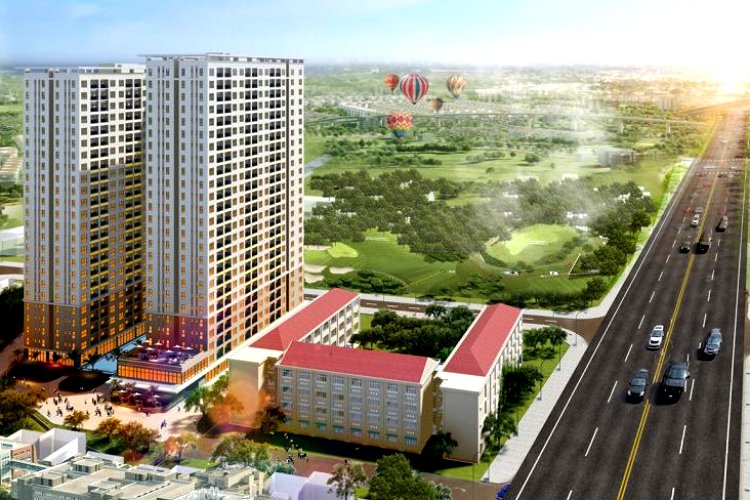 Phối cảnh dự án Bcons Green View