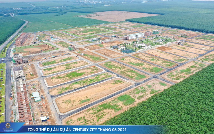 Hình ảnh chụp từ trên cao dự án