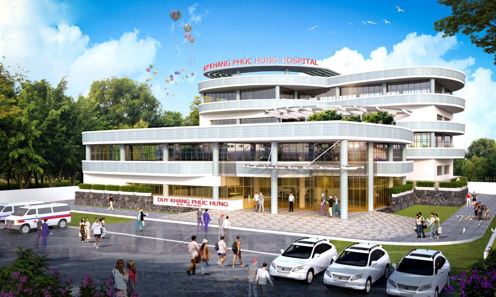 Phối cảnh Bệnh Viên Duy Khang Phúc Hưng