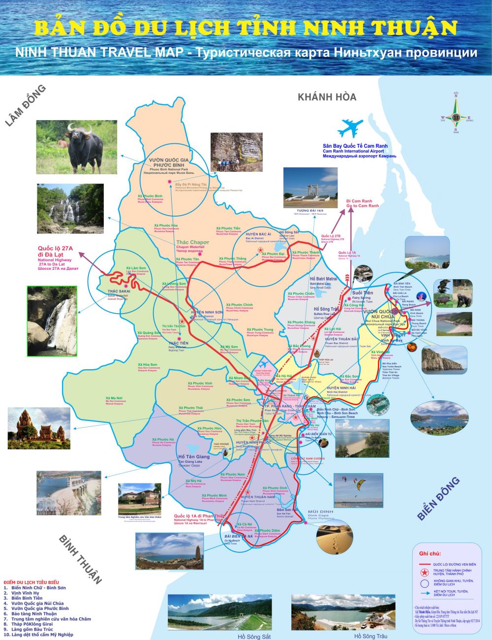 Bản đồ du lịch bình thuận