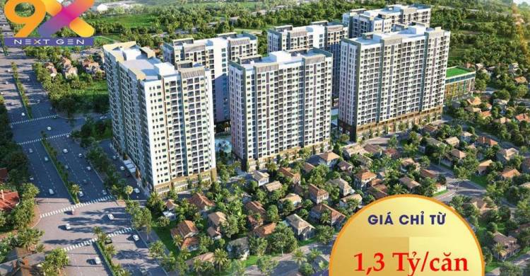 Giá bán căn hộ 9X Next Gen chỉ từ 1.3 tỷ/căn