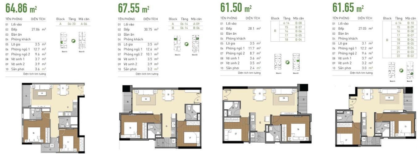Thiết kế mỗi căn hộ tại Lux Riverview Quận 7