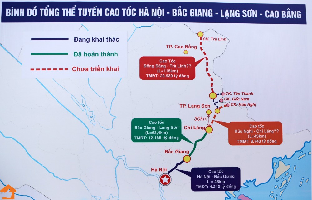 Cao tốc Đồng Đăng - Trà Lĩnh vừa được Thủ tướng Chính phủ phê duyệt đầu tư dự án