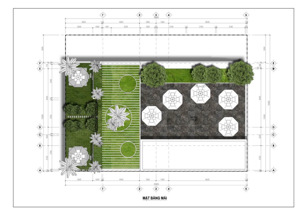 Thiết kế tầng mái dự án Flamingo Crown Bay Thanh Hoá