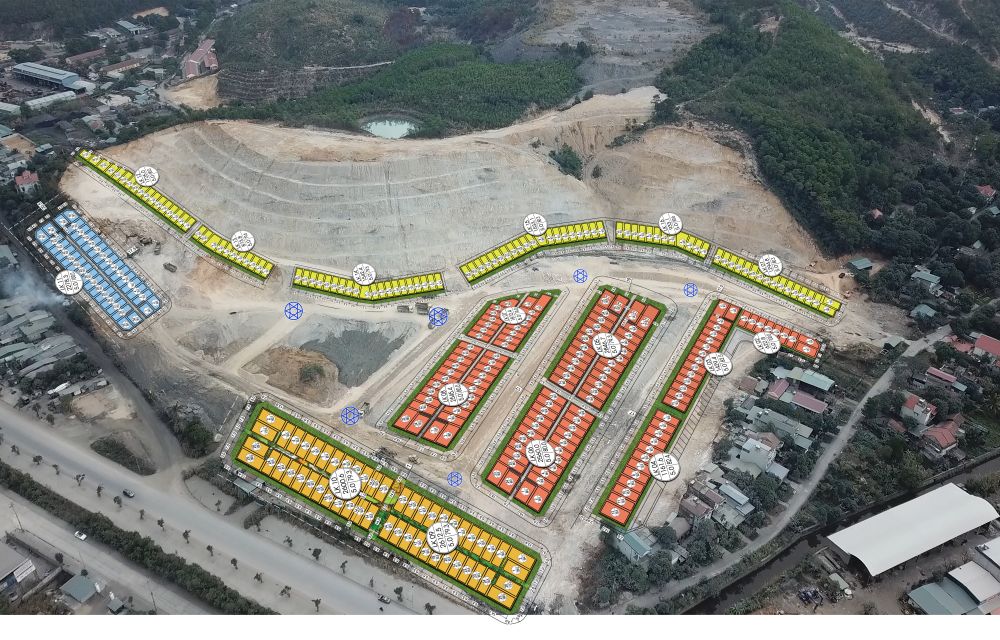 Mặt bằng dự án Ruby City Hạ Long Quảng Ninh