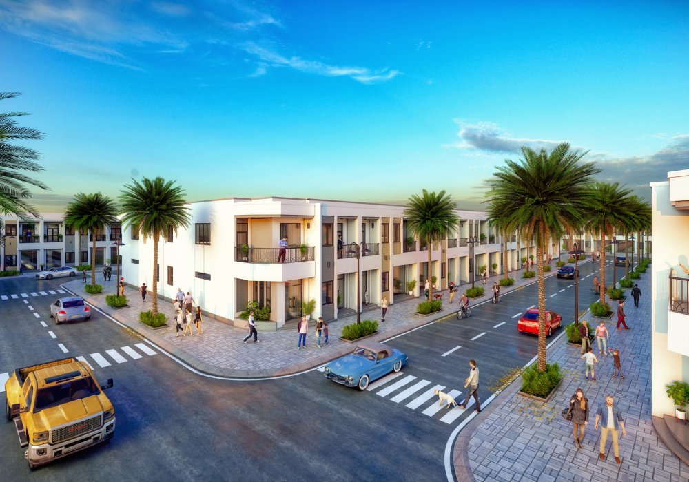 Trục đường chính dự án The Hestia Riverside Residence