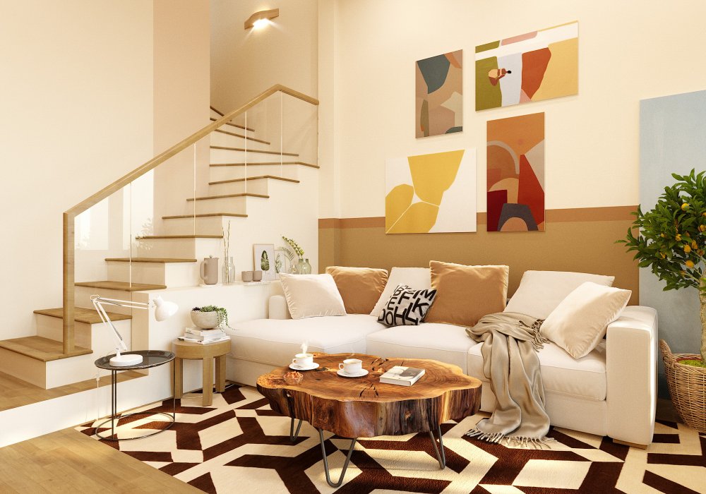 Thiết kế Phòng khách Mẫu 1 The Hestia Riverside Residence