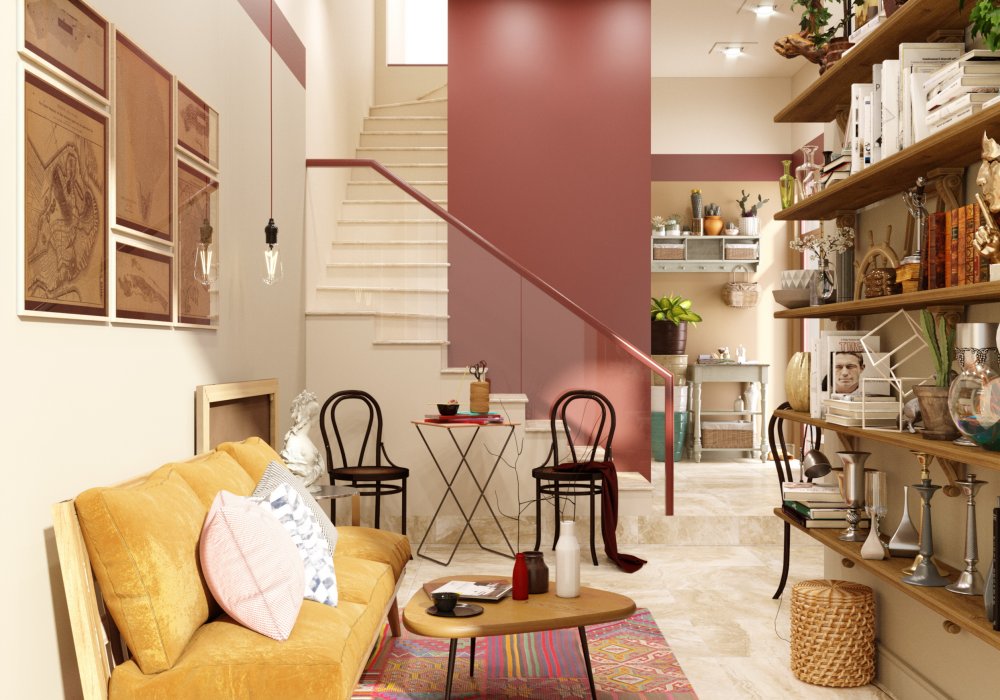 Thiết kế Phòng khách  Mẫu 3 The Hestia Riverside Residence