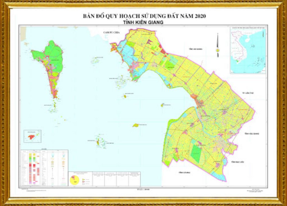 Bản đồ quy hoạch đất tỉnh Kiên Giang