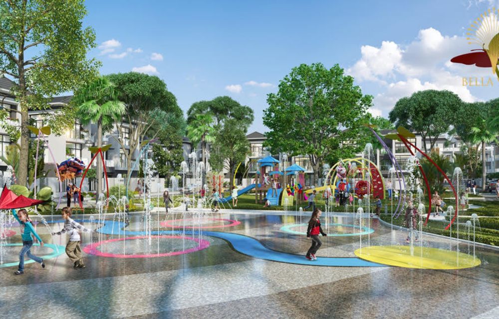 Khu vui chơi trẻ em của dự án The Vista City Long An
