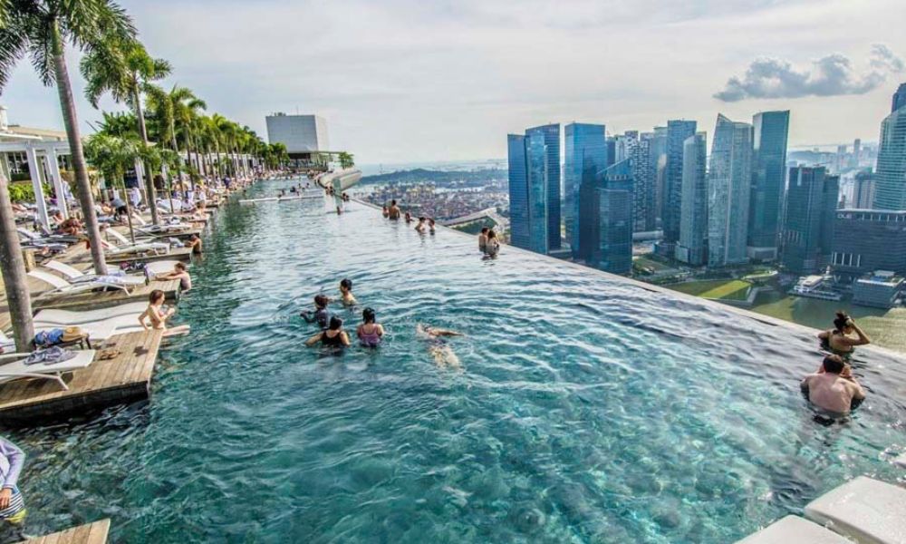 Hồ bơi dự án căn hộ Nha Trang Peninsula Tower