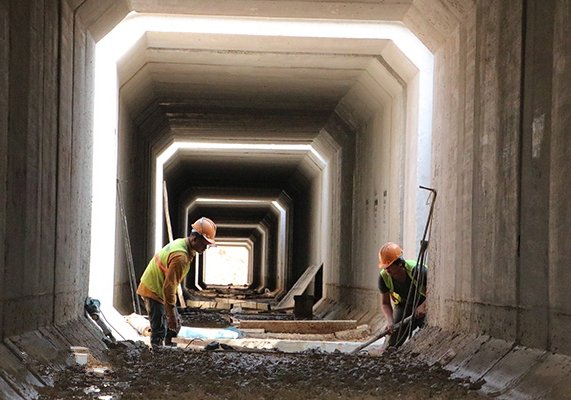 Tiến độ xây dựng khu tái định cư Lộc An - Bình Sơn