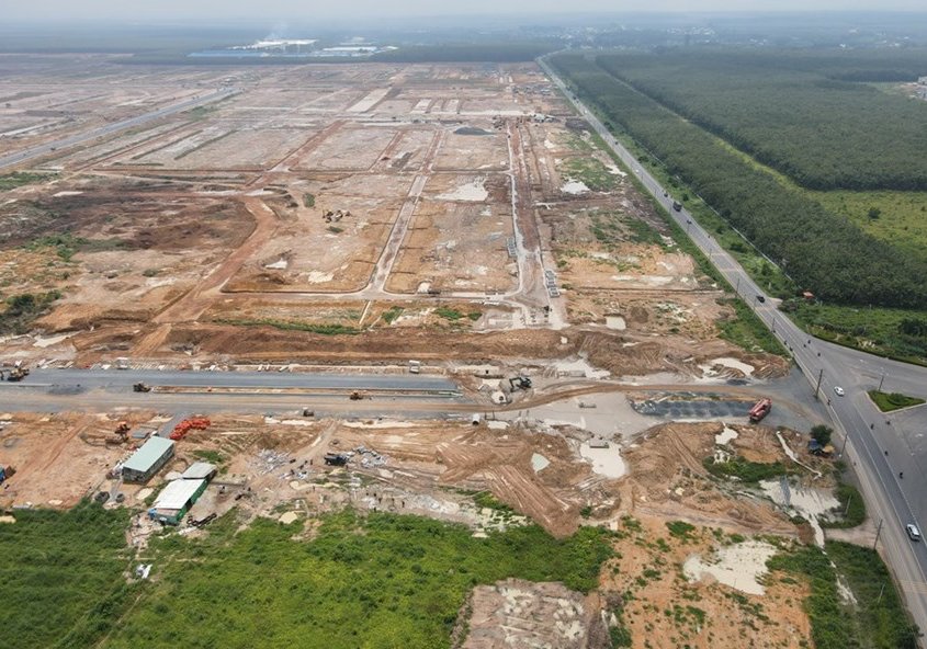 Tiến độ xây dựng khu tái định cư Lộc An - Bình Sơn