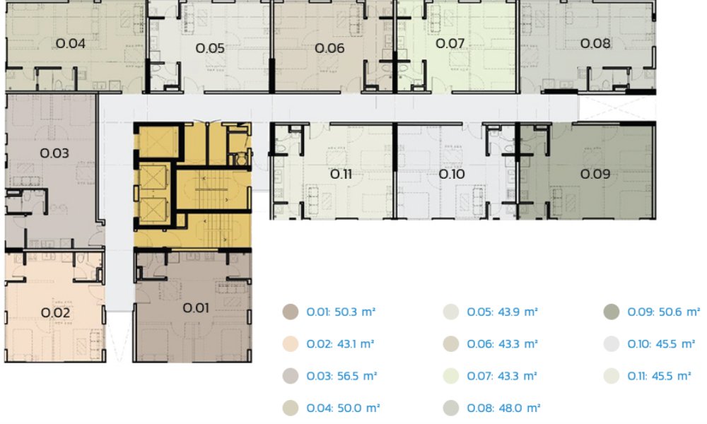 Thiết kế officetel dự án căn hộ ST Maritz Phạm Văn Đồng Thủ Đức 