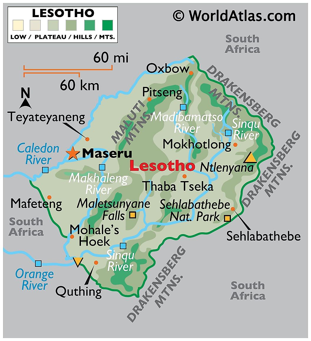 B N T N C Lesotho Lesotho Map Kh L N Ph Ng To 2025 14210922 2 Lesotho Map 