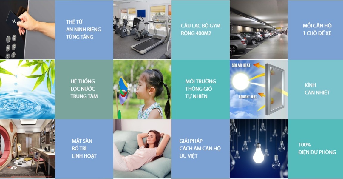 Tiện ích nội khu dự án căn hộ chung cư Celesta Rise Keppel Land Nhà Bè