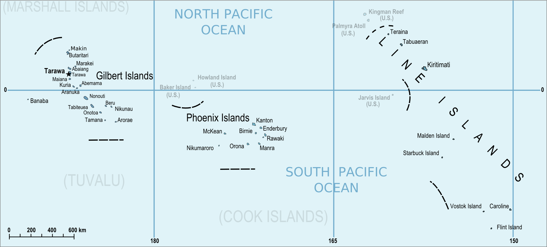 Республика Кирибати на карте. Флинт остров Кирибати. Острова Гилберта и Эллис на карте. Кирибати административное деление.