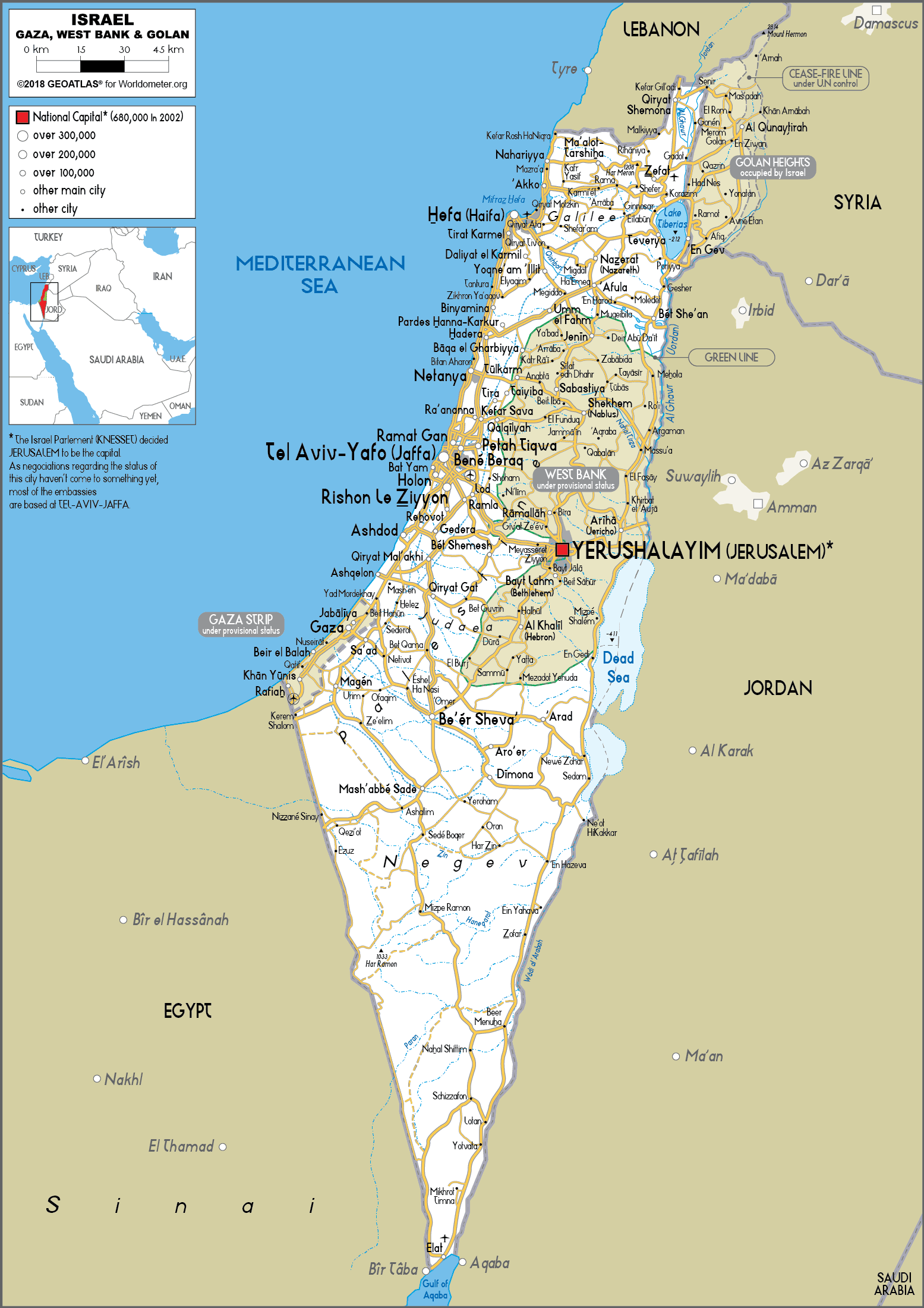 15144803 3 Israel Map 