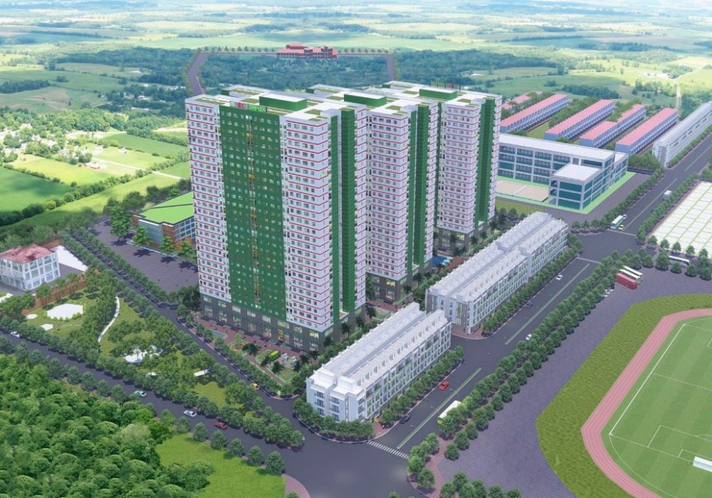 Phối cảnh dự án khu nhà ở xã hội IEC Residences Hà Nội