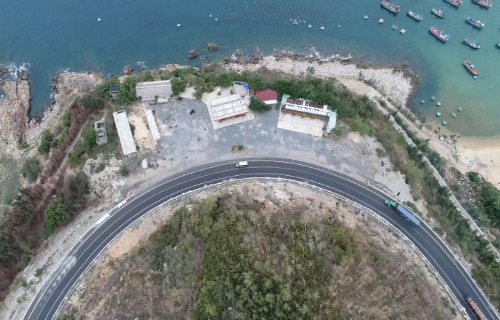 Hình ảnh thực tế chụp trên cao dự án The Fisher Village Hotel & Resort