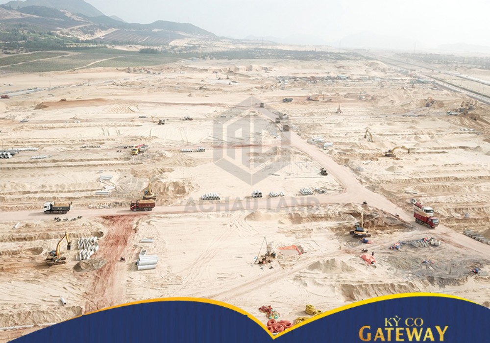 Hình ảnh thực tế dự án Kỳ Co Gateway Nhơn Hội vào 12/2019