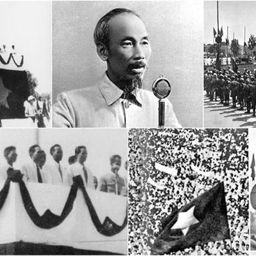Chủ tịch Hồ Chí Minh đọc Tuyên ngôn độc lập 2/9/1945