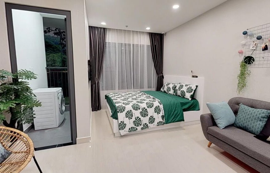 Điểm đặc biệt về căn hộ Studio là diện tích nhỏ và không có vách ngăn
