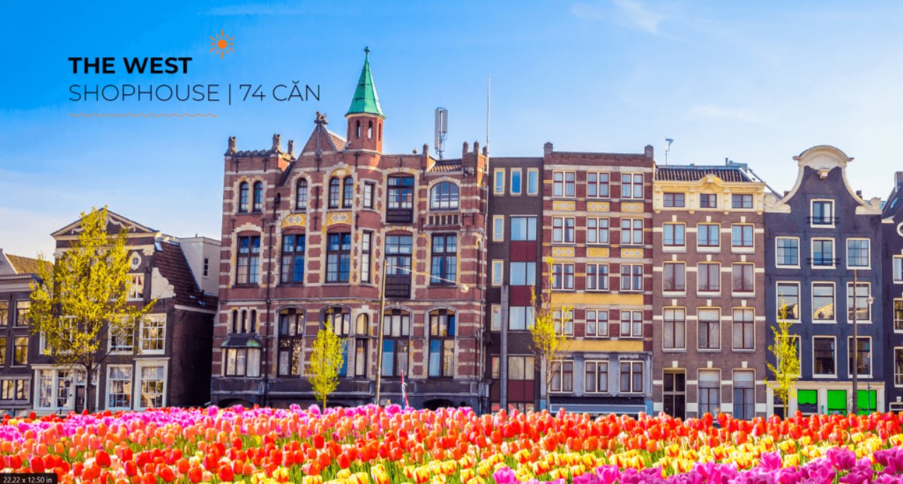  Thiết kế 74 căn Shophouse tại Phân khu The Wust