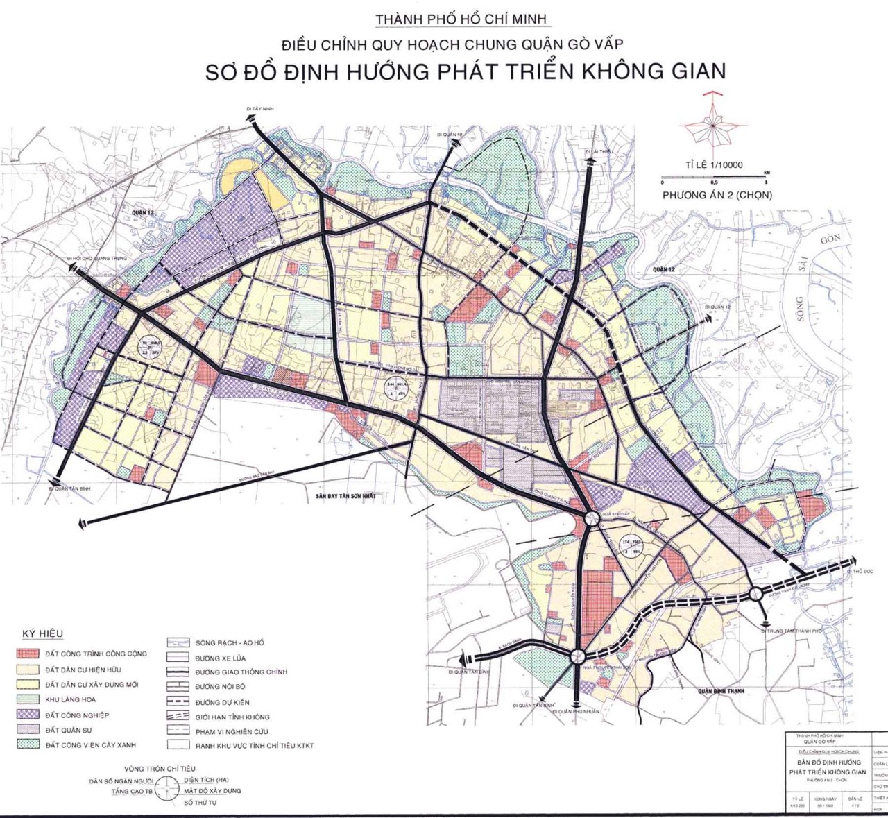 Bản đồ quy hoạch phát triển không gian Quận Gò Vấp