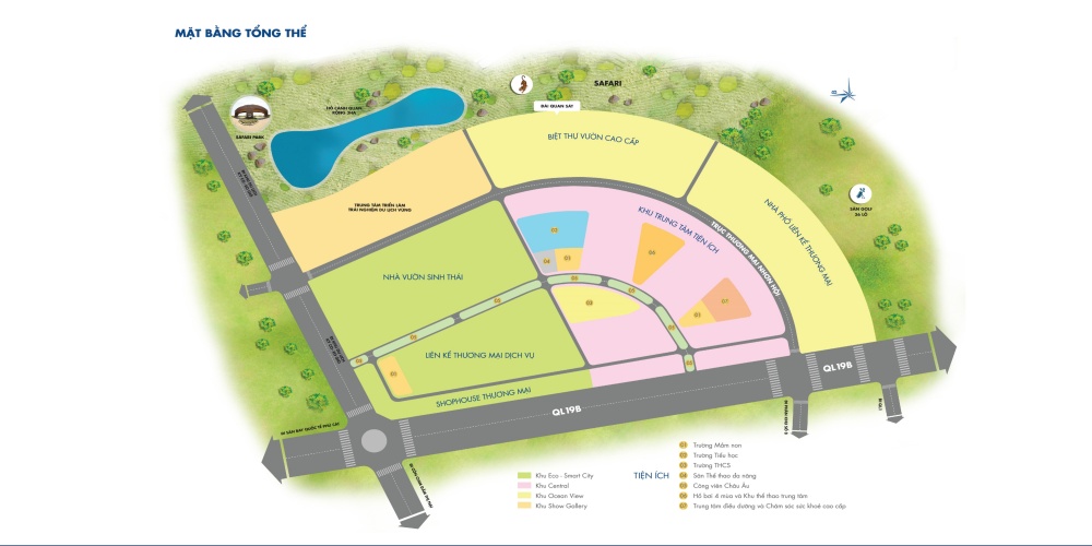  Mặt bằng tổng thể dự án Kỳ Co Gateway “Sắc màu văn hóa”
