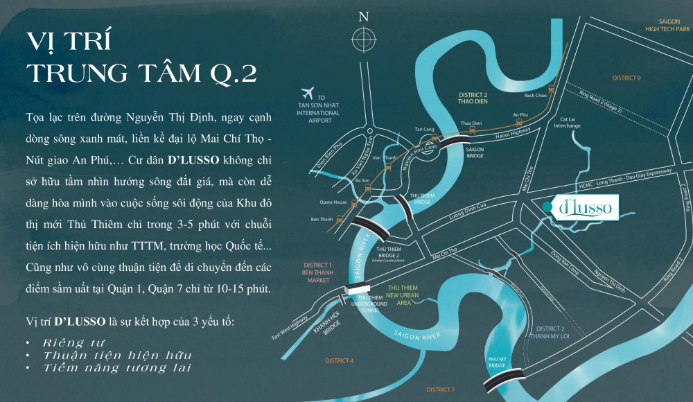 Đánh giá vị trí dự án D'Lusso Emerald