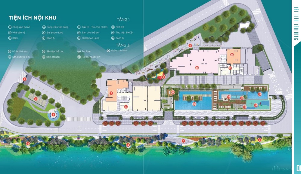 Tiện ích nội khu dự án D'Lusso Emerald