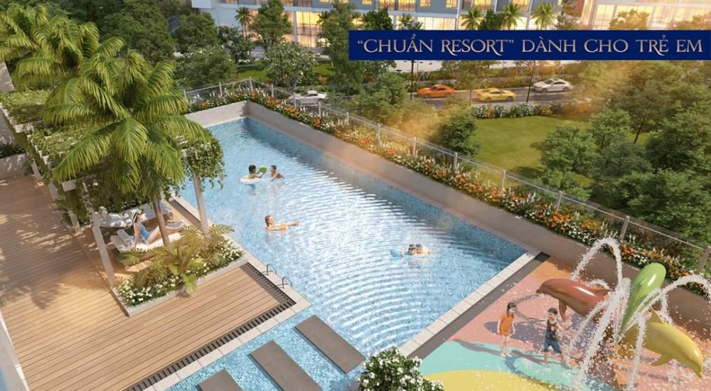 Hồ bơi trẻ em tại căn hộ Precia Quận 2