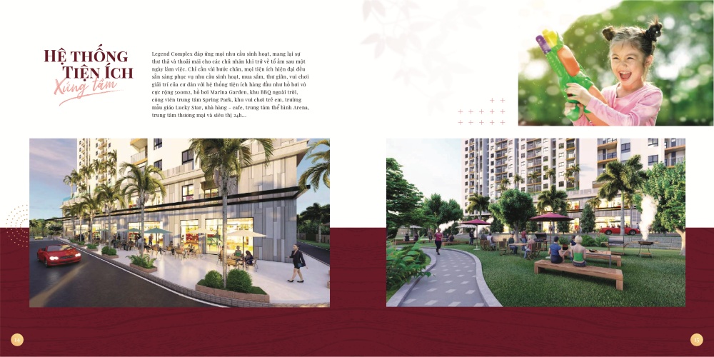 Hệ thống tiện ích xứng tầm Legend Complex